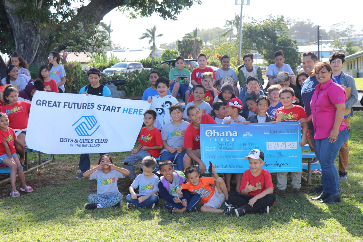 Boys & Girls Club Big Island Ohana Fuels Donation