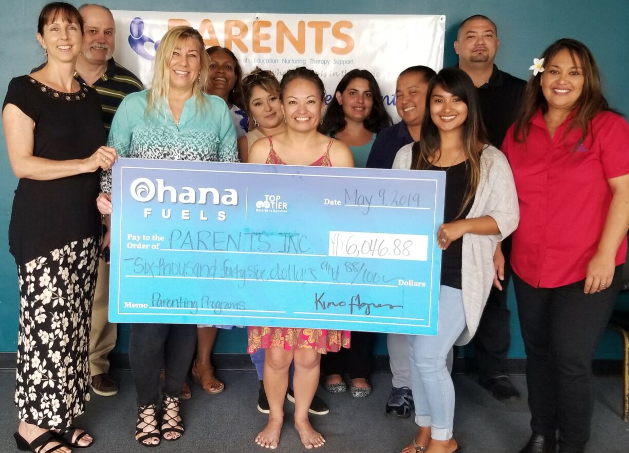 Parents Inc Ohana Fuels Donation