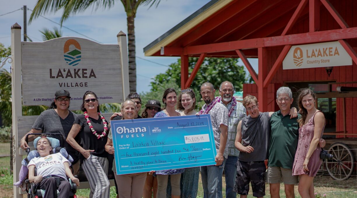Laakea Village Ohana Fuels Donation
