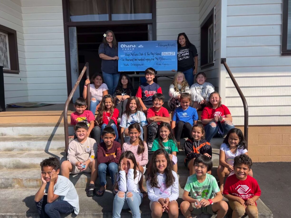 Boys & Girls Club of the Big Island Benefits from 'Ohana Fuels Donation